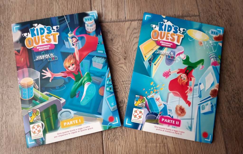 i due libri di Unfold Kids : Kid's Quest Missione Biscotti