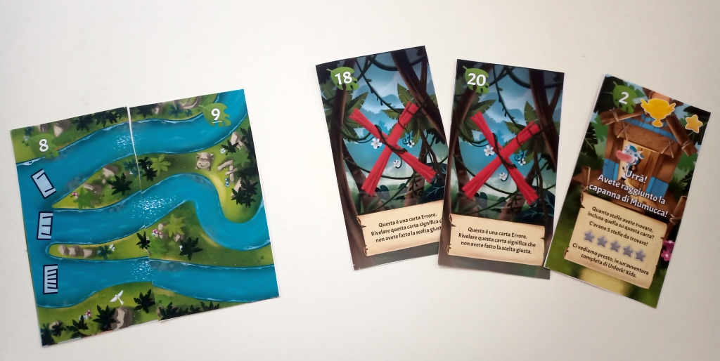 Alcune carte di Unlock Kids