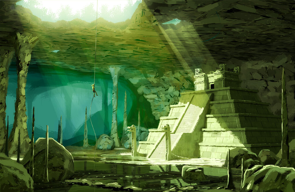 Tempio segreto in mini Escapes