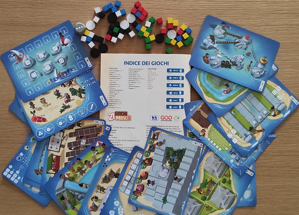 21 Giochi Minuti_Materiali
