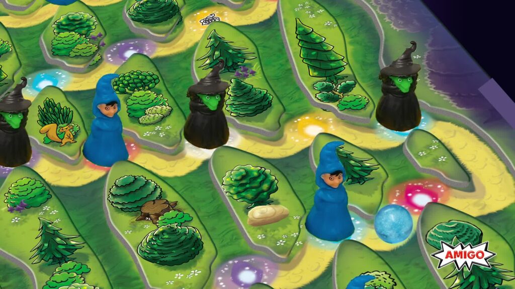Zauberberg è il gioco vincitore del Kinderspiel des Jahres 2022. Riusciremo a portare in fondo alla montagna i maghi prima delle streghe?