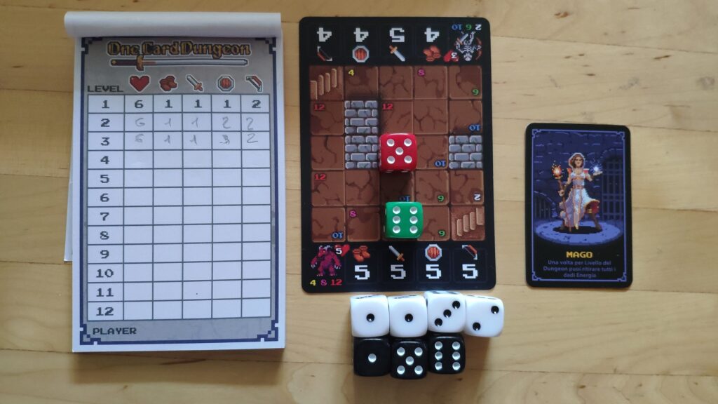 One Card Dungeon - Il Mago in battaglia