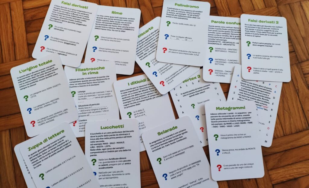 Carte Sfida dei Parolieri