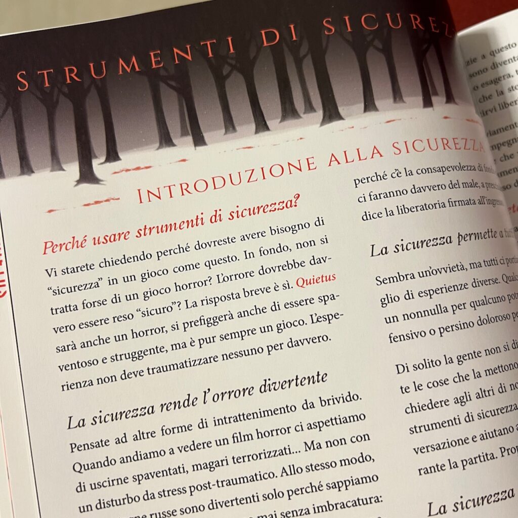 La sezione relativa agli strumenti di sicurezza è ottima