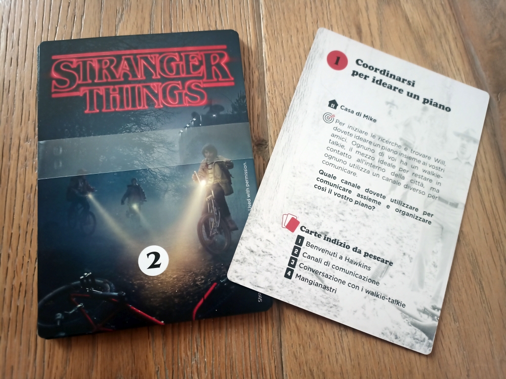 Le carte fase di Stranger Things: Escape Game