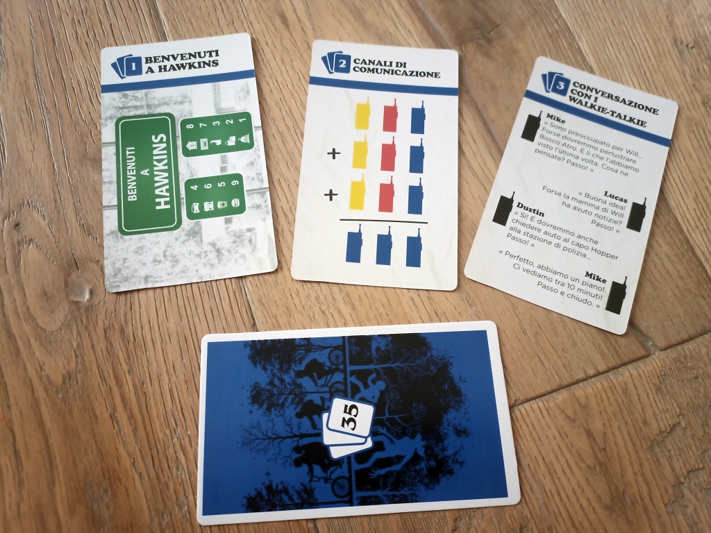 Le carte indizio di Stranger Things: Escape Game
