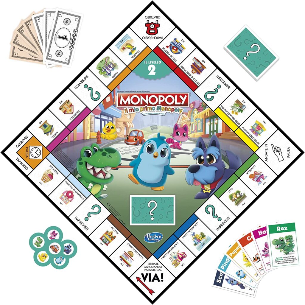Il tabellone livello 2 de Il Mio Primo Monopoly