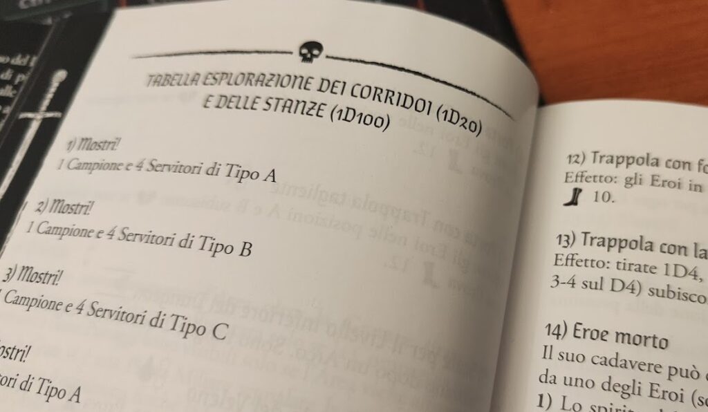 Tutto è deciso dal tiro di dadi