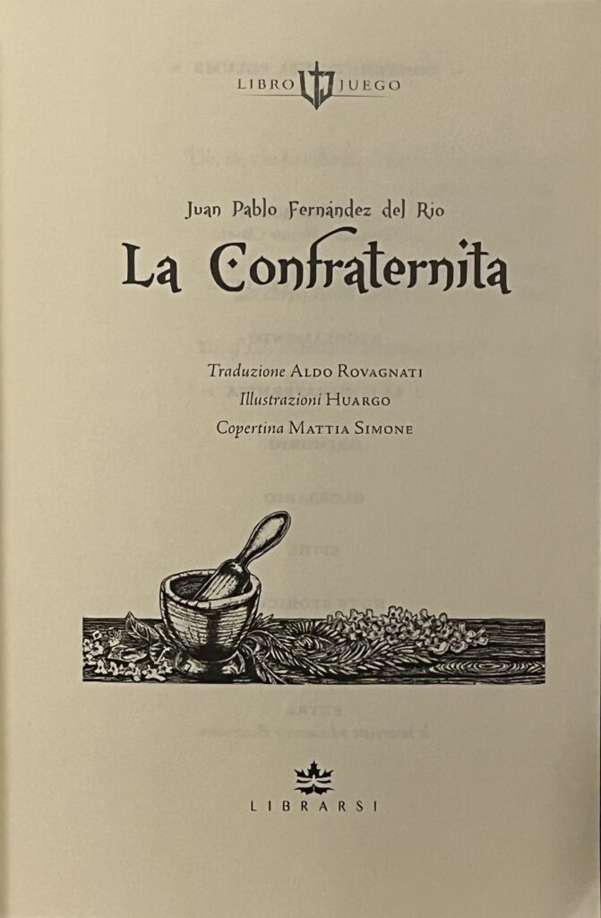 la copertina de La Confraternita