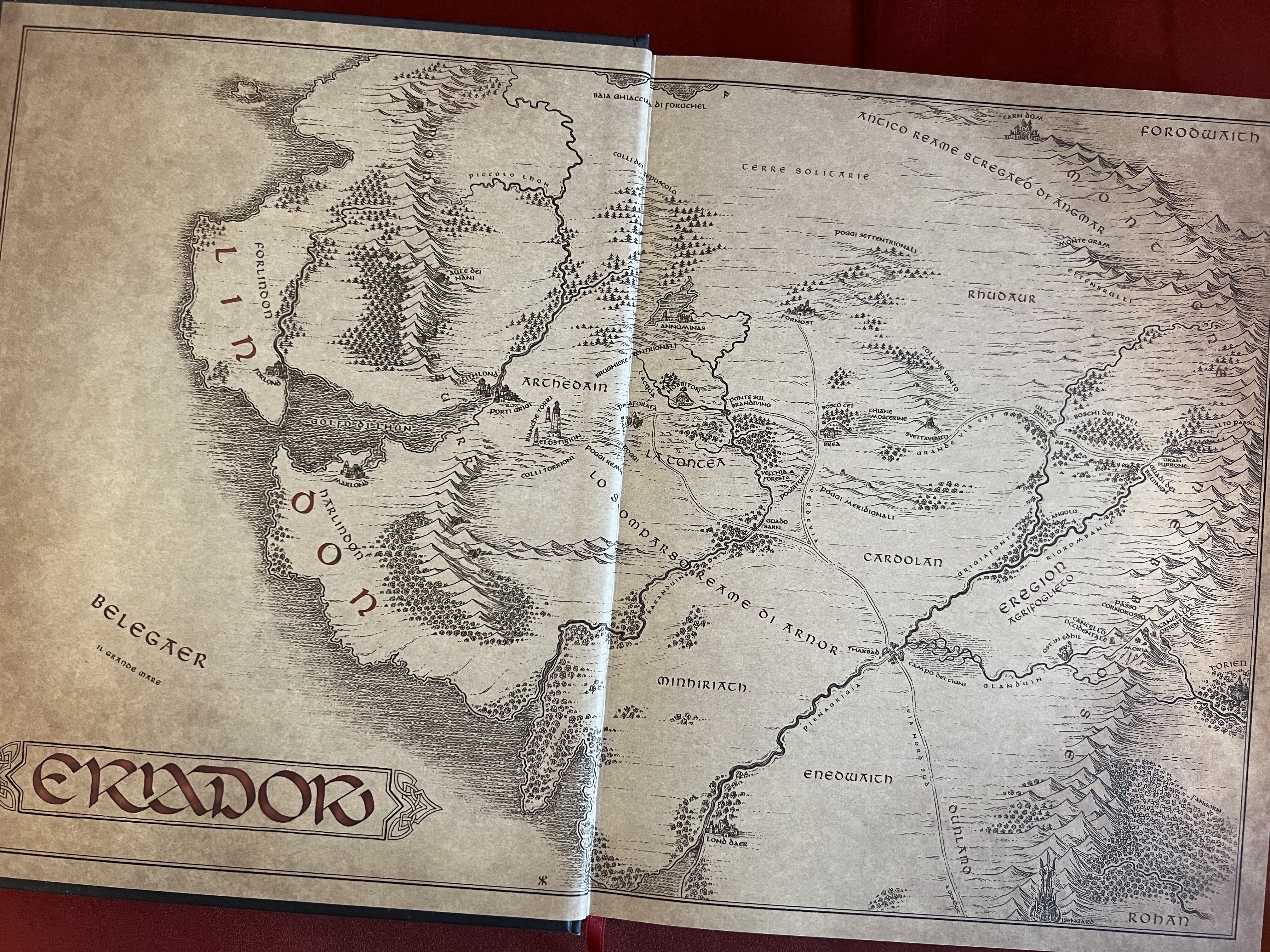 L'Eriador, dove saranno ambientate le avventure della vostra compagnia...