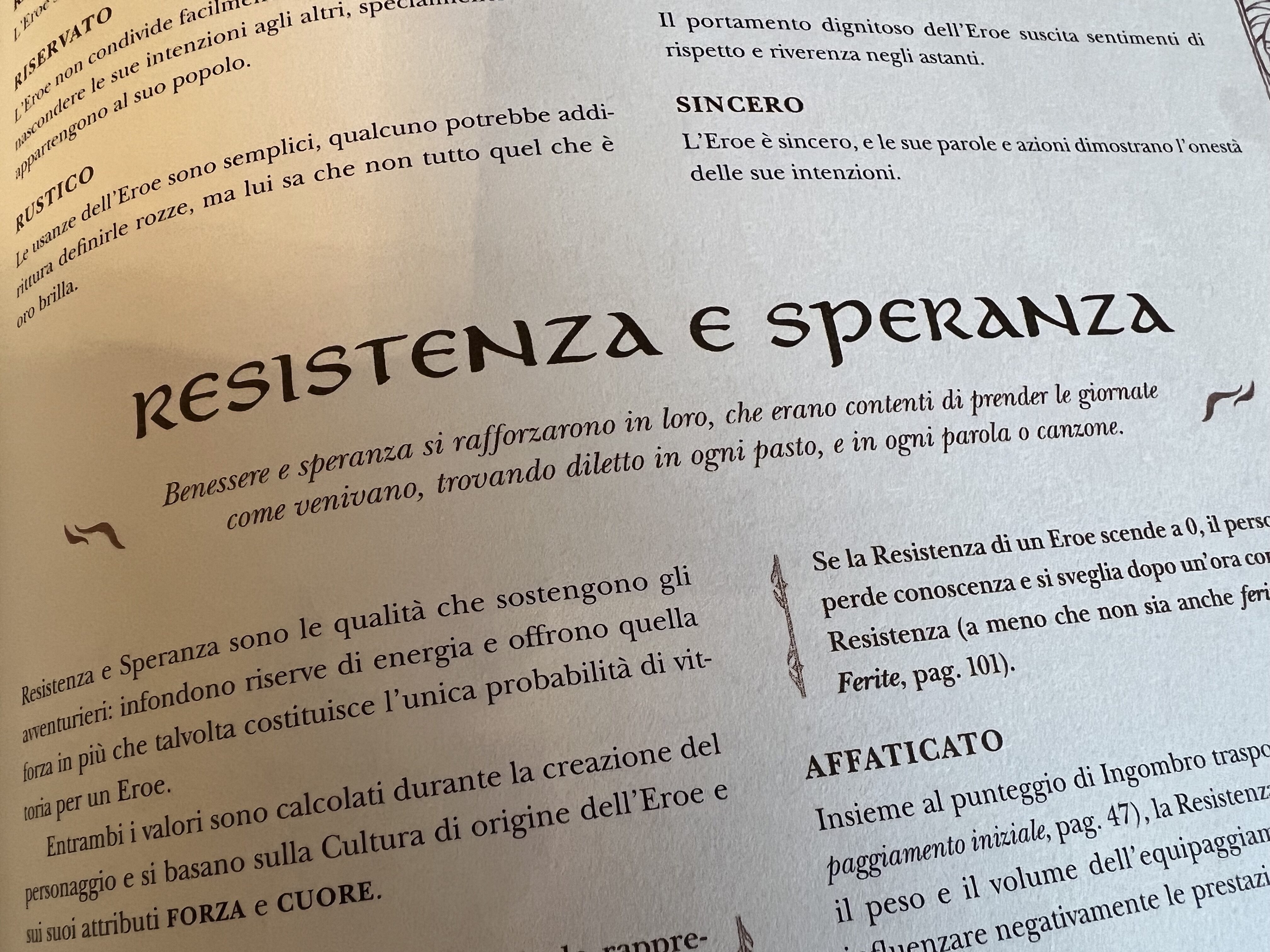 Bisogna tener duro, dentro e fuori!