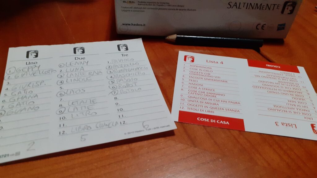 Ieri sera Saltinmente