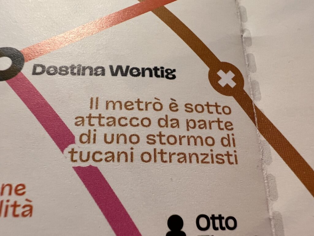 Qualche esempio: un "Perché il treno è fermo?"...
