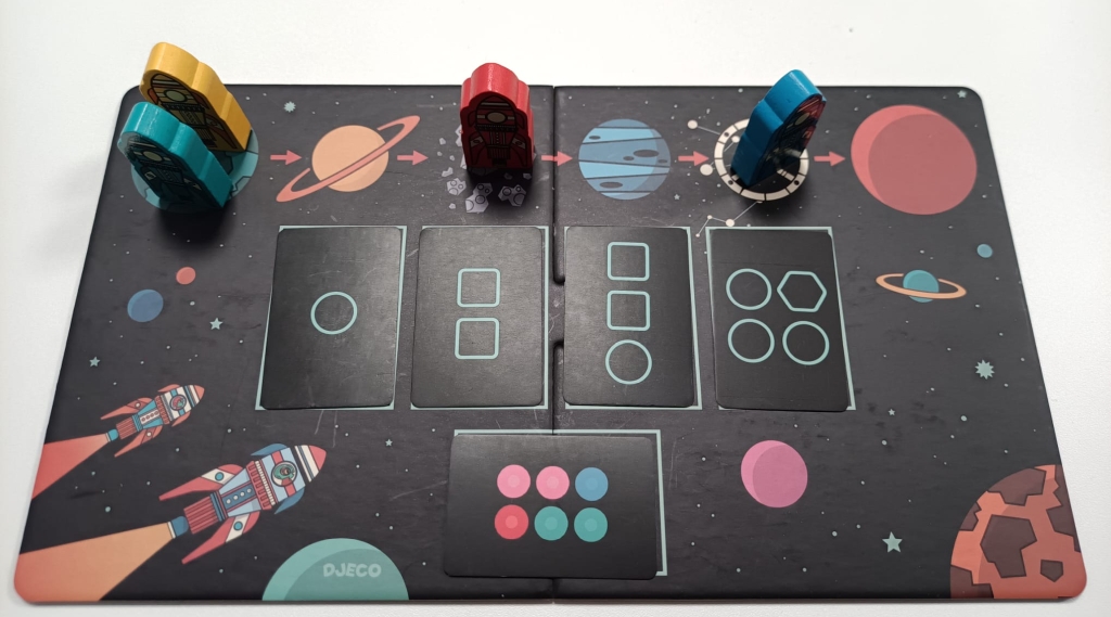 La plancia di gioco di Destination Mars