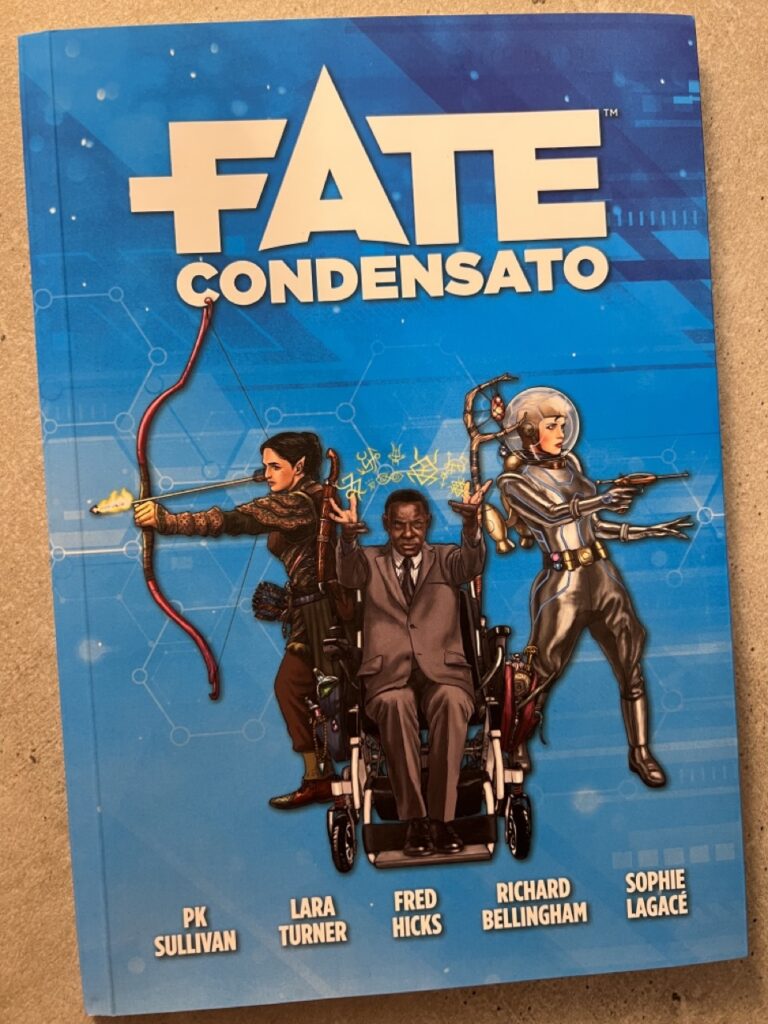 l'elegante copertina di Fate Condensato