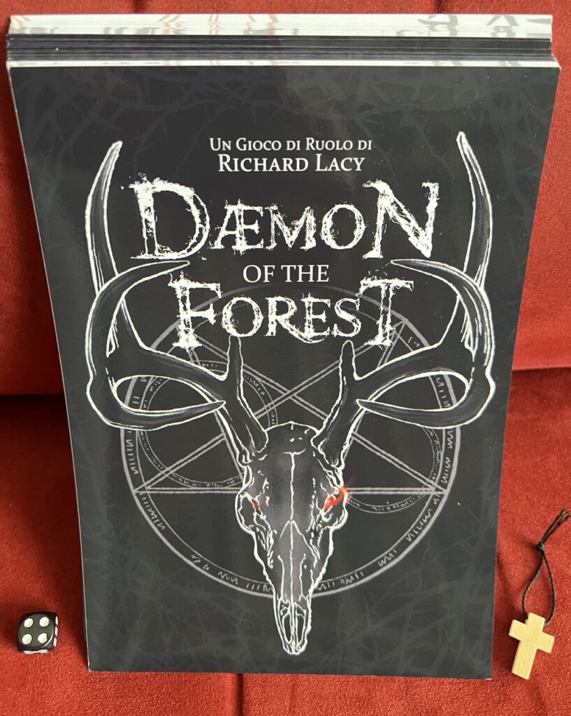 66 schede plastificate, un dado è un crocifisso: Dæmon of the Forest
