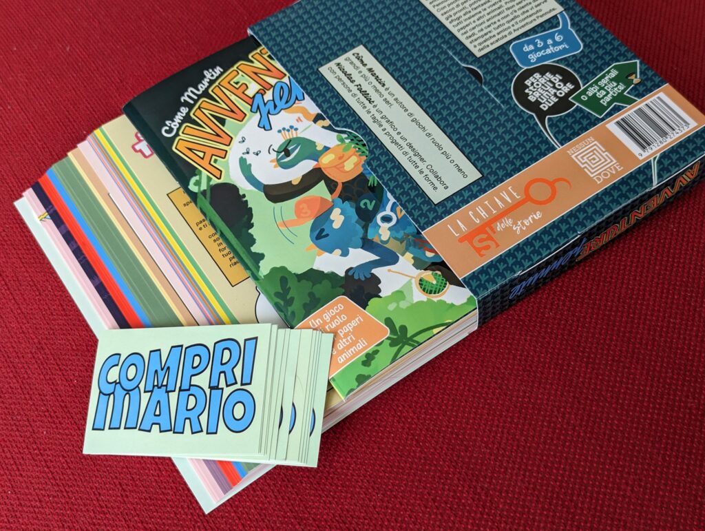 Dicevamo o no che la scatola di Avventure Pennute dovrebbe contenere un saaaaacco di roba?