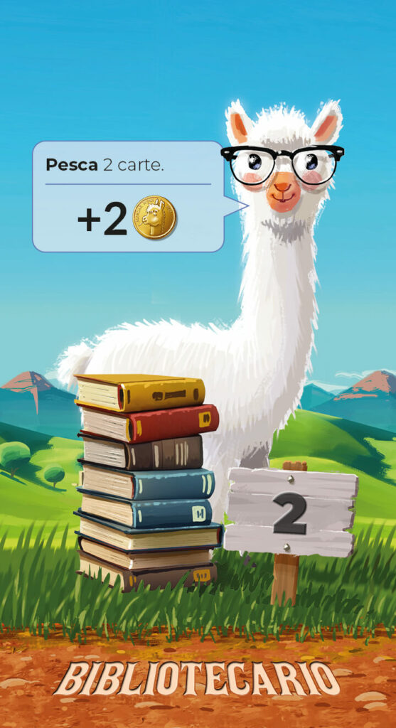 Il bibliotecario è un Alpaca economico ma che ha un effetto interessante