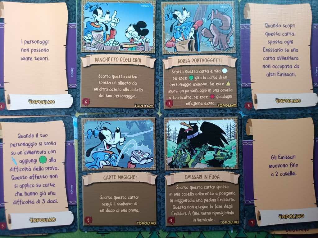 Carte tesoro ed evento in La spada di Ghiaccio