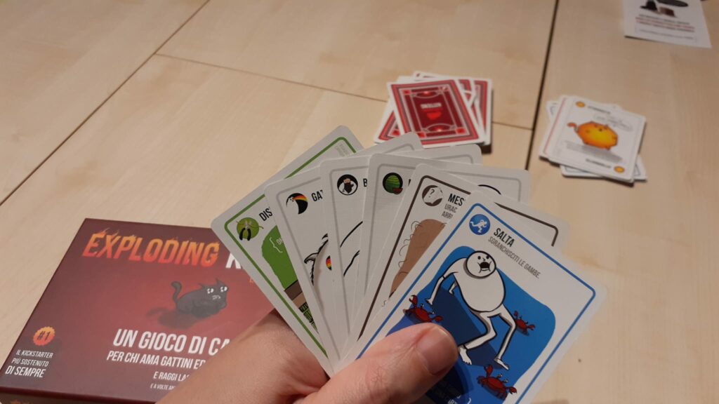 Ieri sera Exploding Kittens