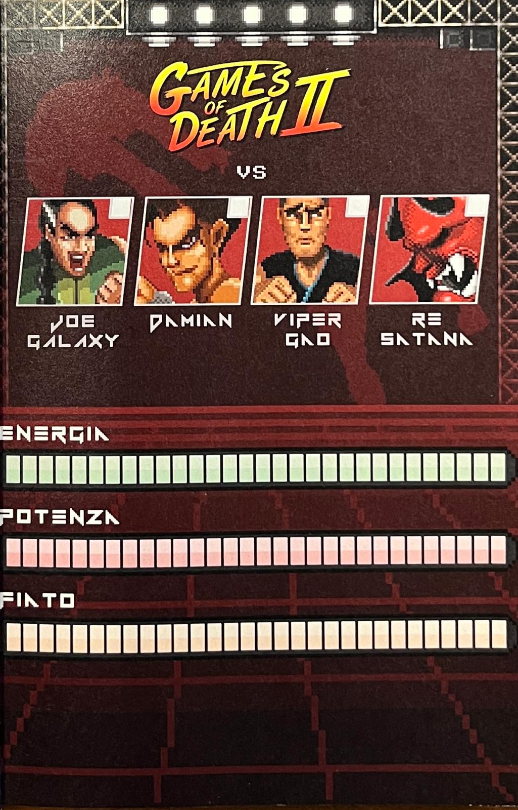 Scheda degli avversari in Games of Death II