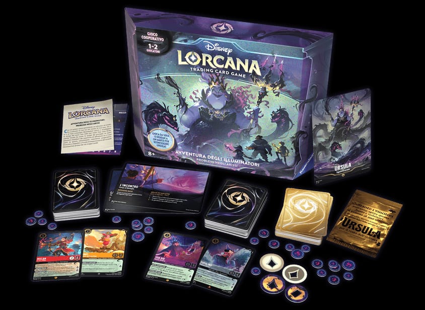 contenuto di Lorcana - Il ritorno di Ursula - Avventura degli Illuminatori: Problemi negli Abissi