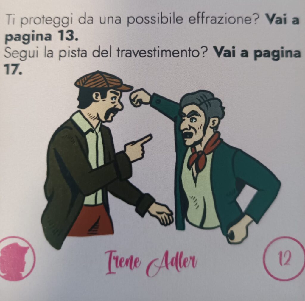 Pagina di Sherblock Holmes: uno scandalo in Boemia