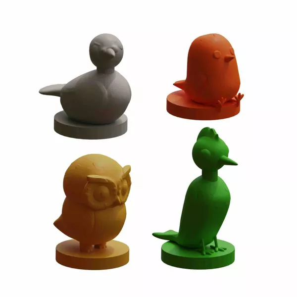 Le miniature degli uccellini in Birdie
