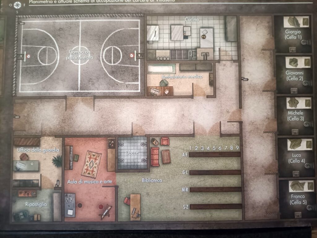 Mappa del carcere di Hidden Games: Un Piano Perfetto