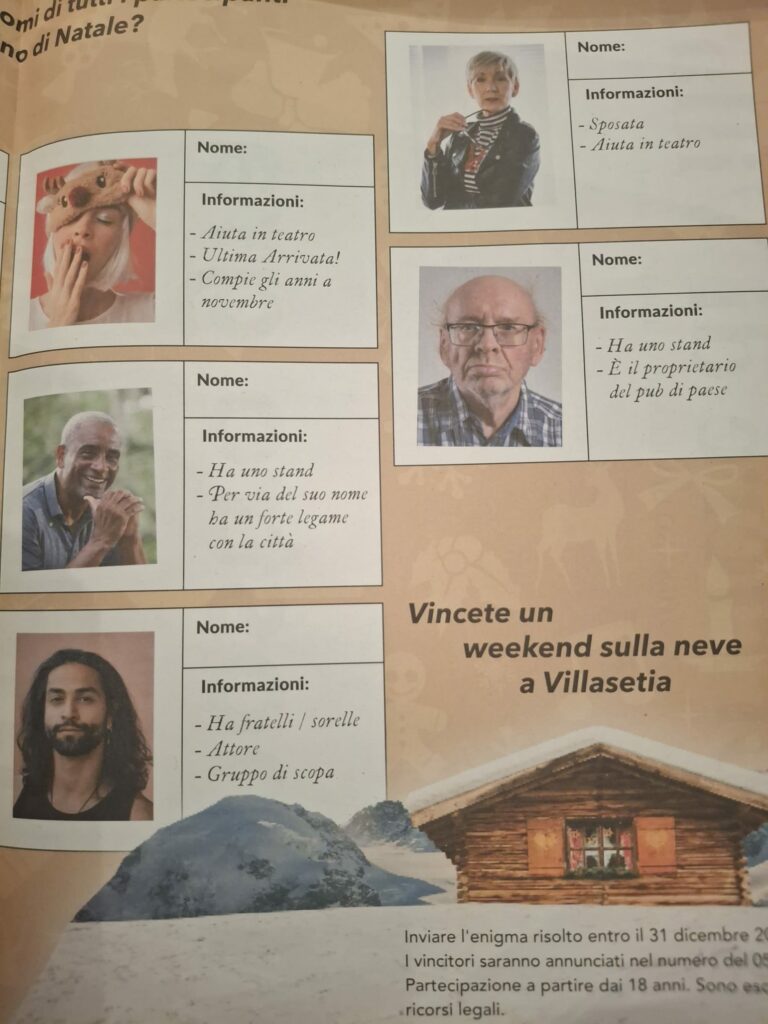 Il giornale di Delitto sotto la Neve