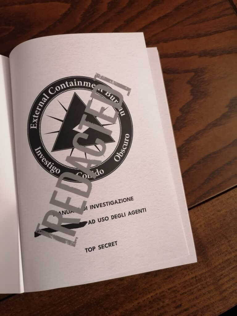 ECB - External Containment Bureau [GDR] - progetti Top Secret