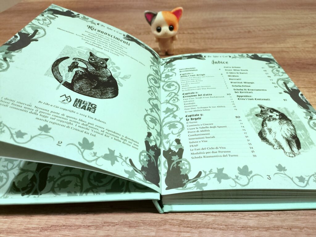 Manuale di be Like a Cat con gattino
