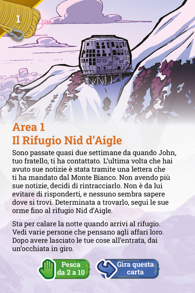 carta 1 in Backstories: Sola tra i Ghiacci
