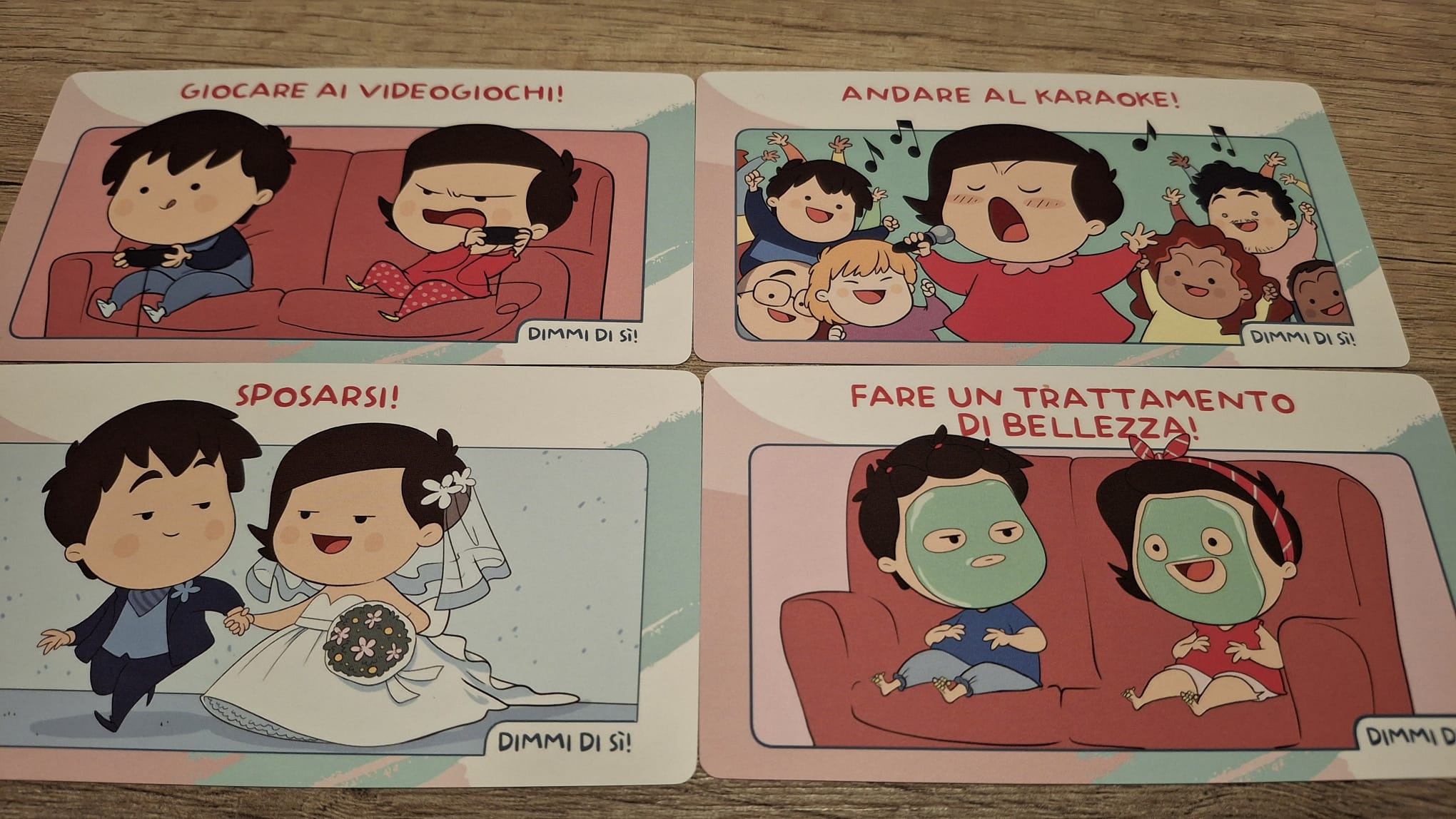Le illustrazioni di Dimmi di Sì