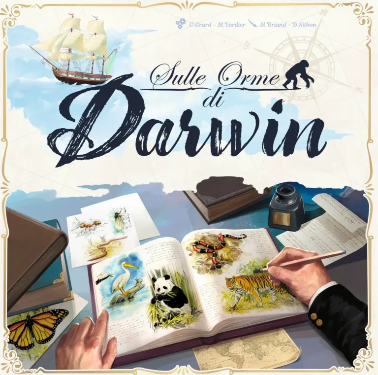 Sulle orme di Darwin – Copertina