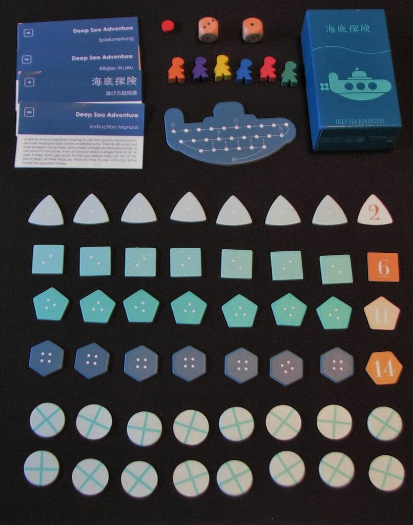 Lista componenti Deep Sea Adventure