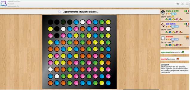 Ieri sera Colorpop