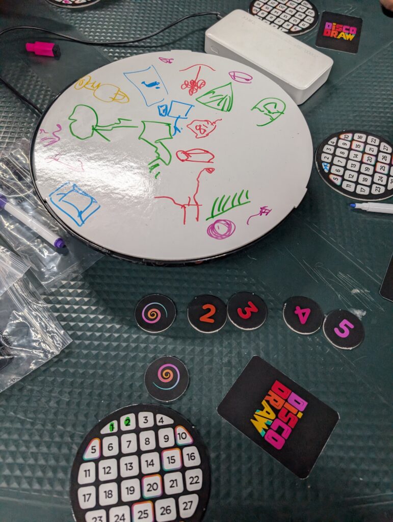Utilizzo Disco Draw ad un party