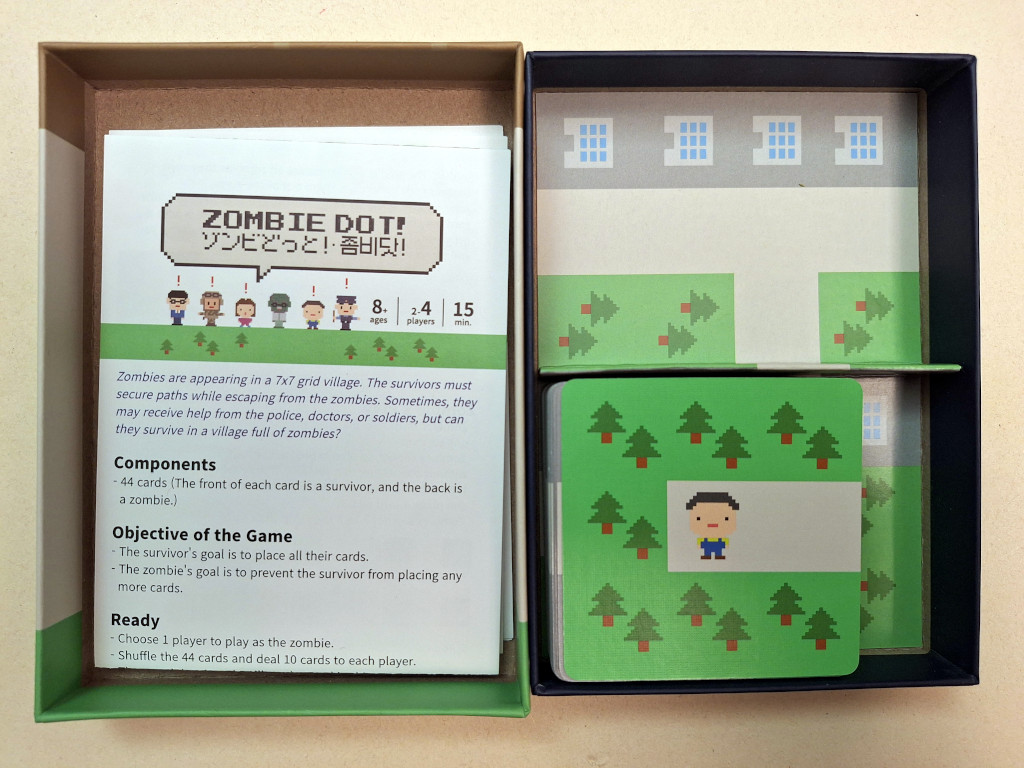 Zombie Dot! – materiali