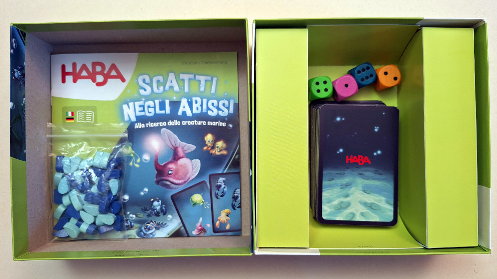 Scatti negli Abissi – materiali
