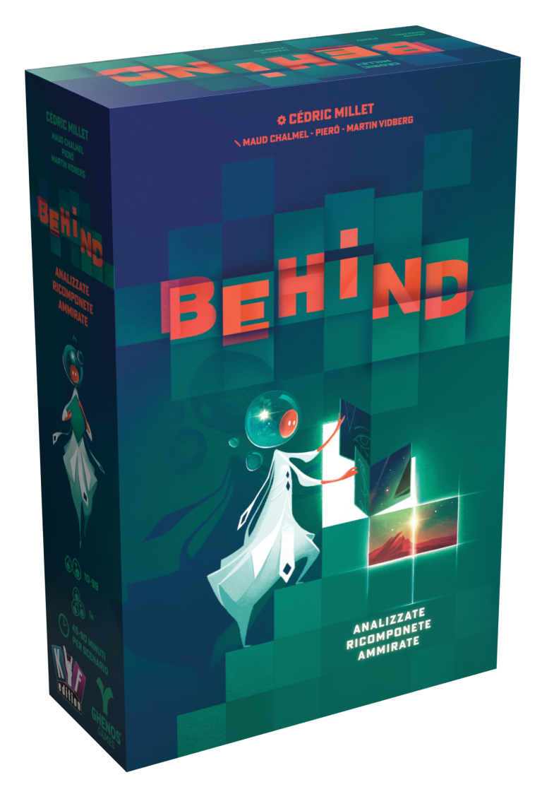behind