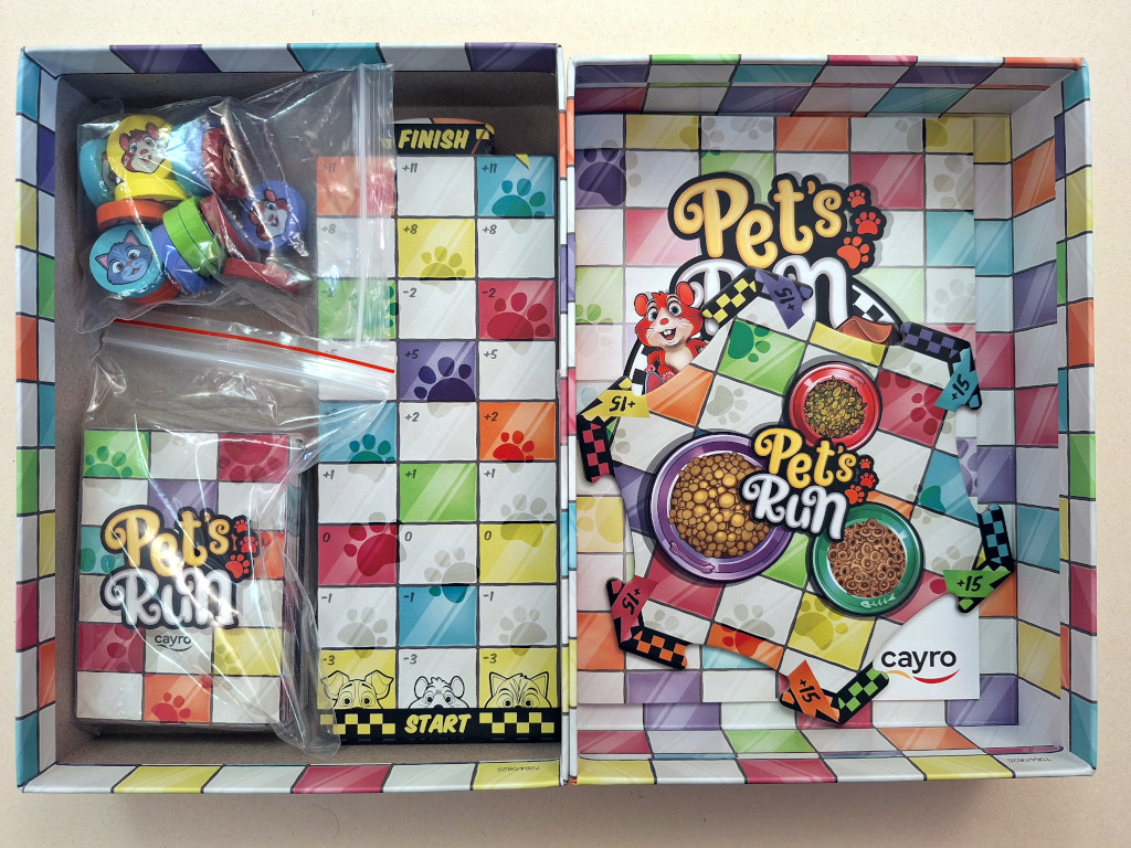 Pet's Run – materiali