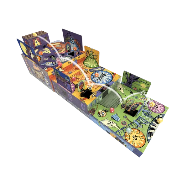 BoxTop Pinball: Casa Stregata vista dall'alto