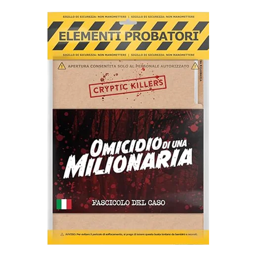 Box Omicidio di una milionaria