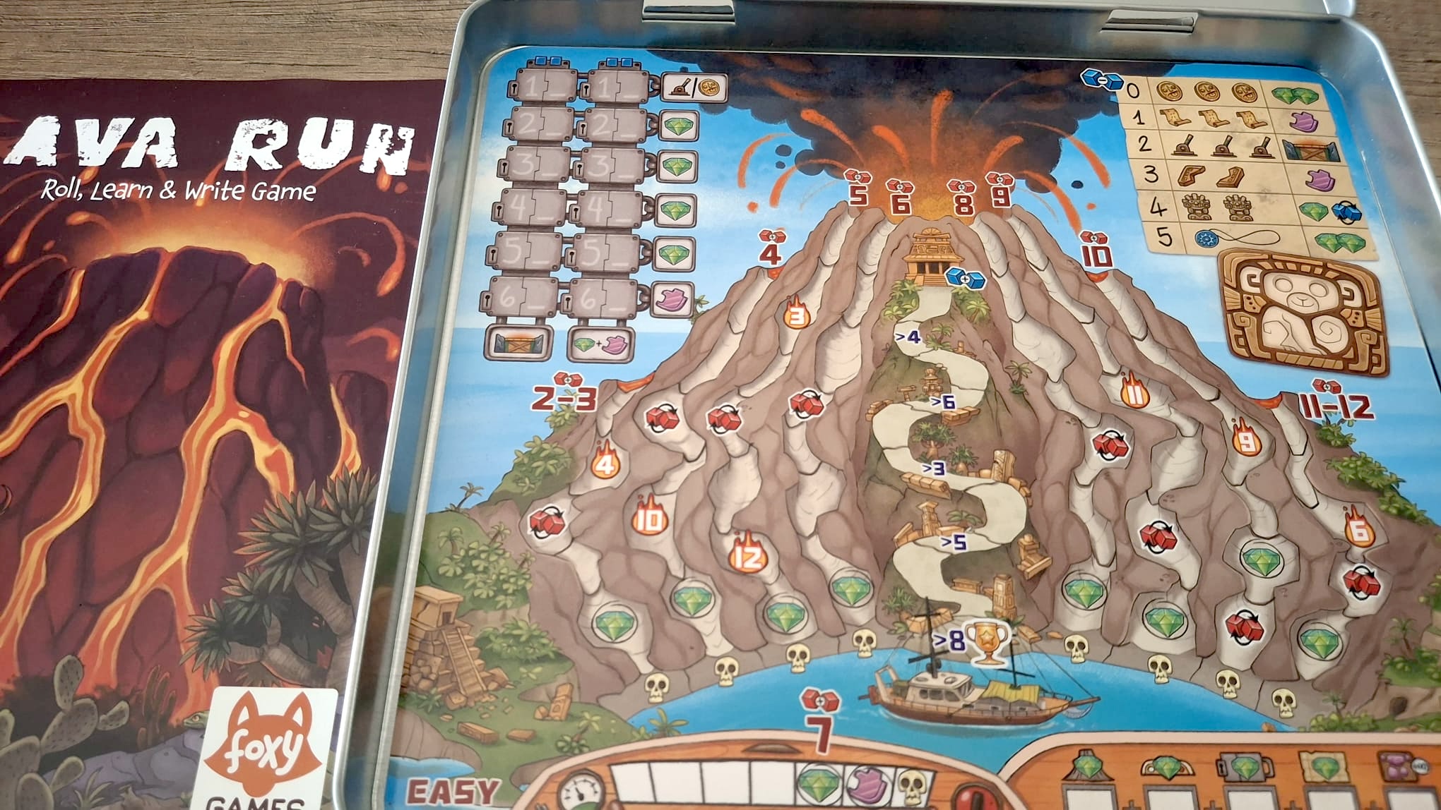 Lava Run scatola