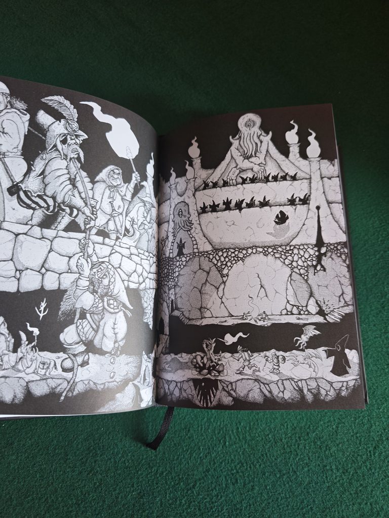 Le illustrazioni old school impreziosiscono tutto il manuale.