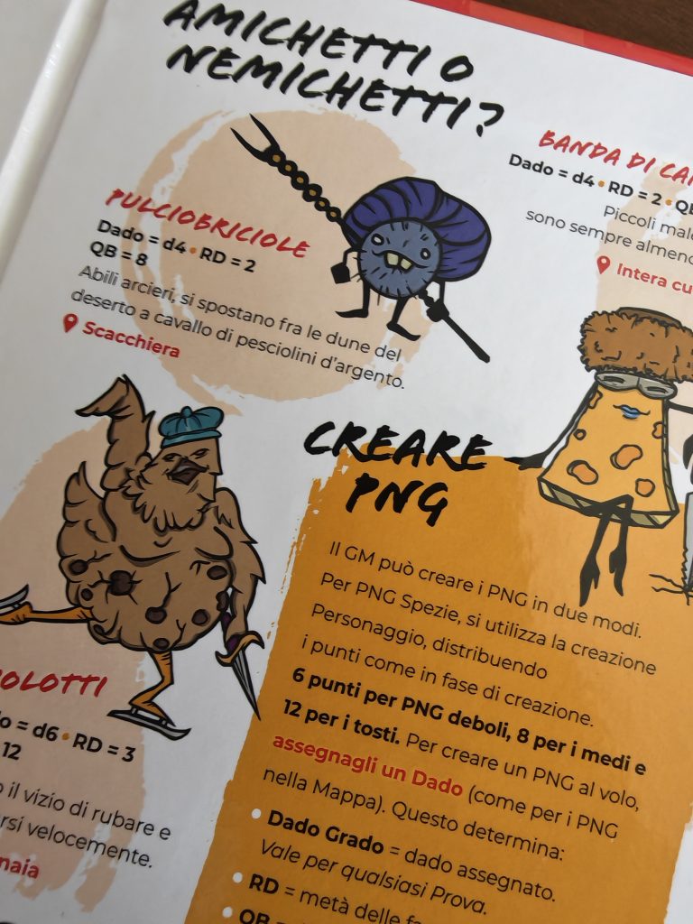 Un sacco di figure bizzarre popolano la cucina.